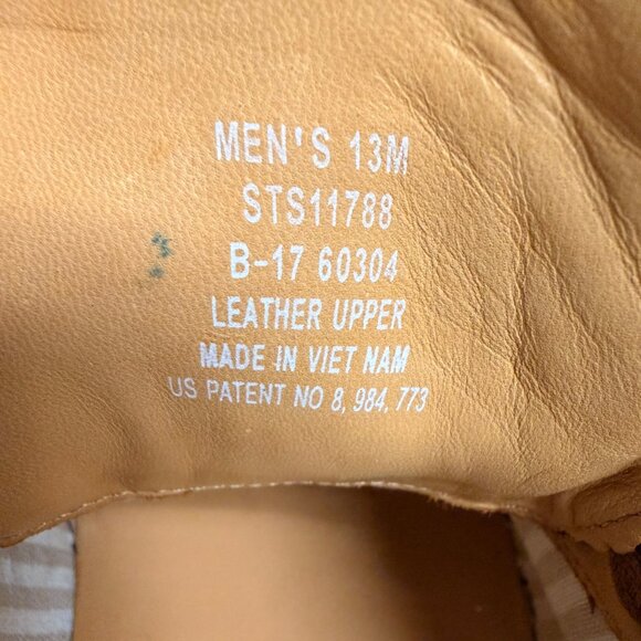 Sperry Gold Cup Men’s Brown Leather Sneakers | Premium Comfort Low-Top Size 13 - Picture 12 of 12